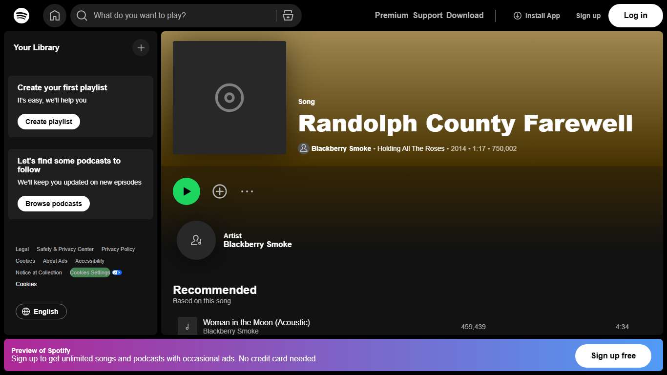 Randolph County Farewell - song and lyrics by Blackberry Smoke | Spotify