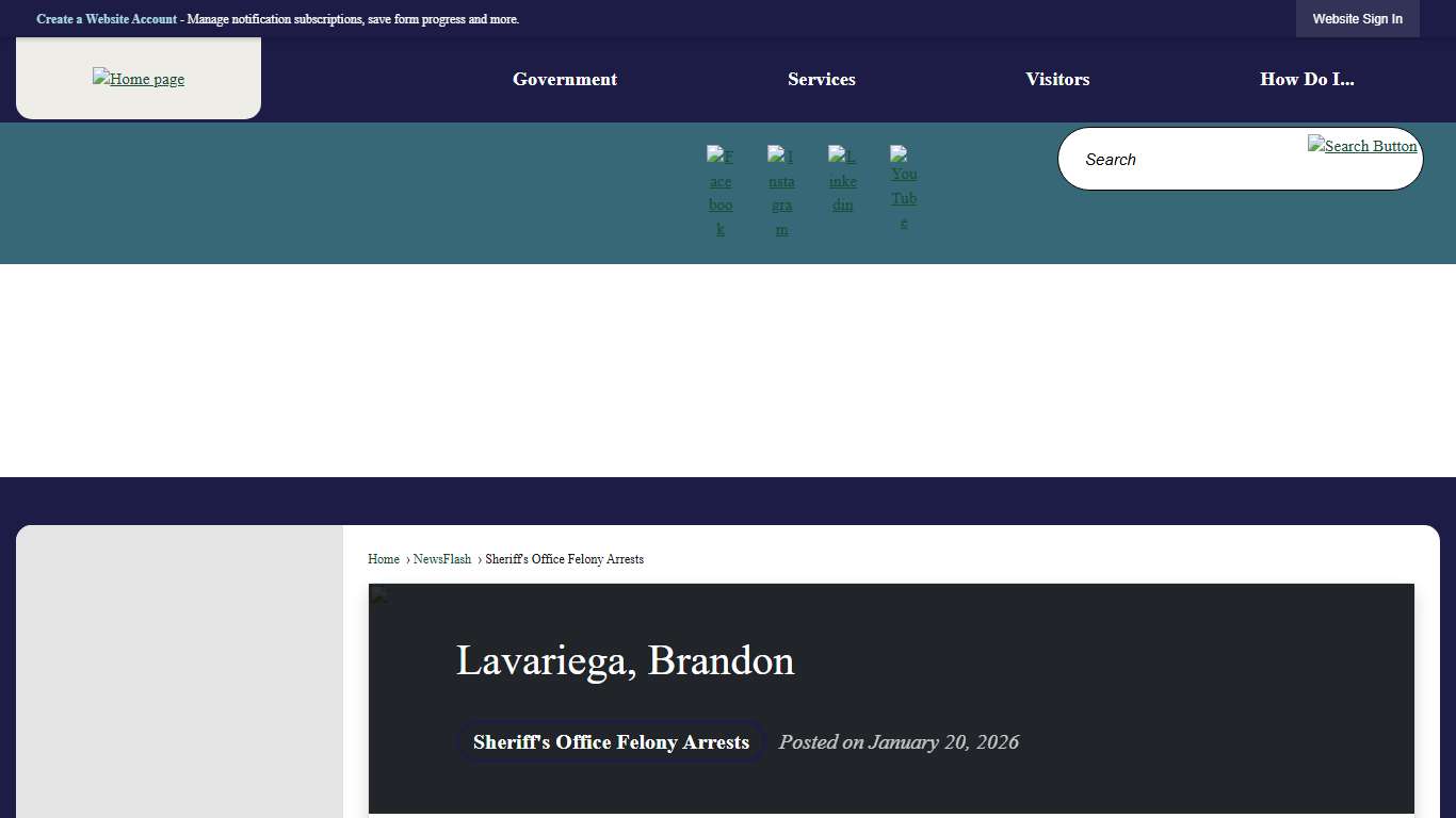 Lavariega, Brandon • Randolph County, NC